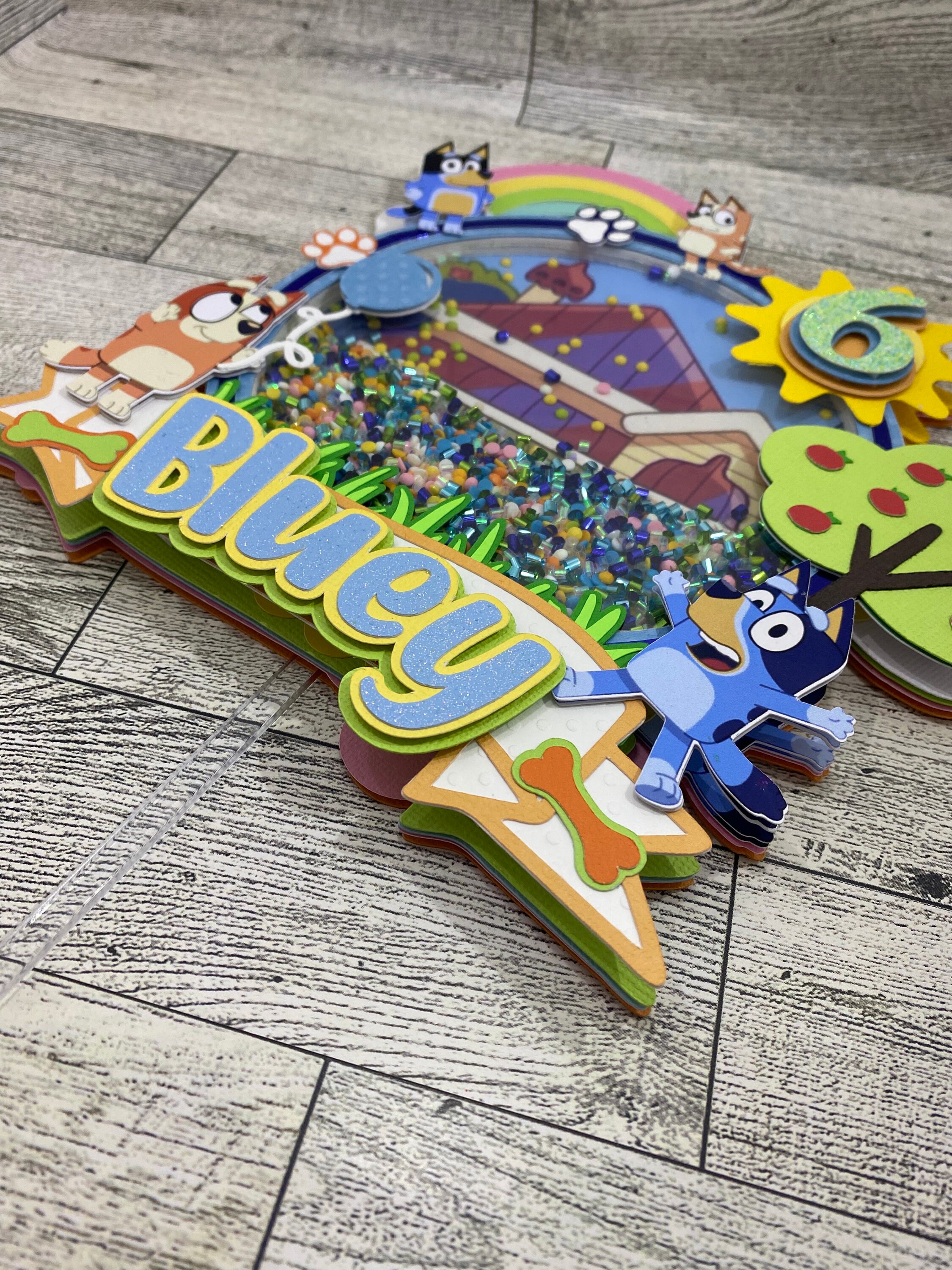 Blue Dog Inspired Cake Topper