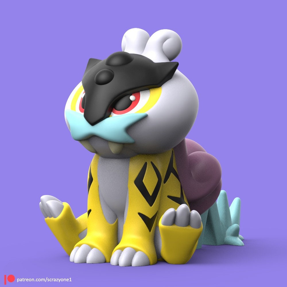 Pokemon Raikou 3D model 3D printable