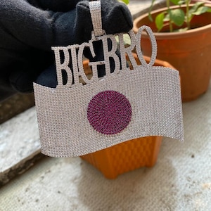 BigBro Colgante de moissanita personalizado de oro de 14 quilates / DM para una cotización / Colgante de plata con cualquier letra