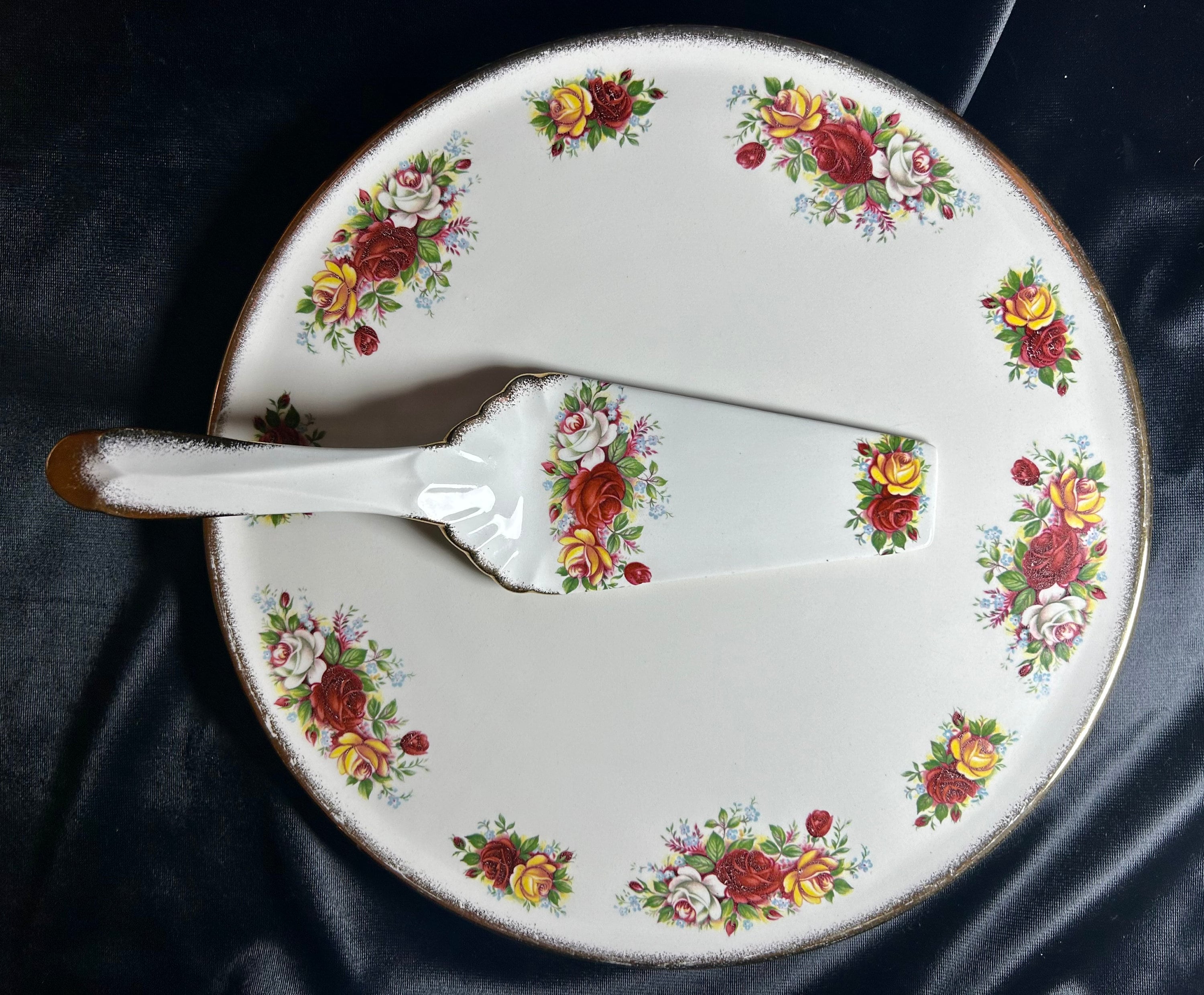 AYNSLEY ケーキ皿 Aynsley cake plate - Etsy 日本