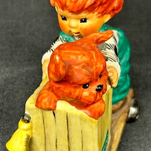 W. Goebel - W. Germany - BYJ-28 - 'Gangway' - Roodharige jongen en hond - Leuk!