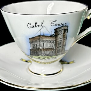 Cabot Tower Newfoundland Cup and Saucer - Taylor Kent England