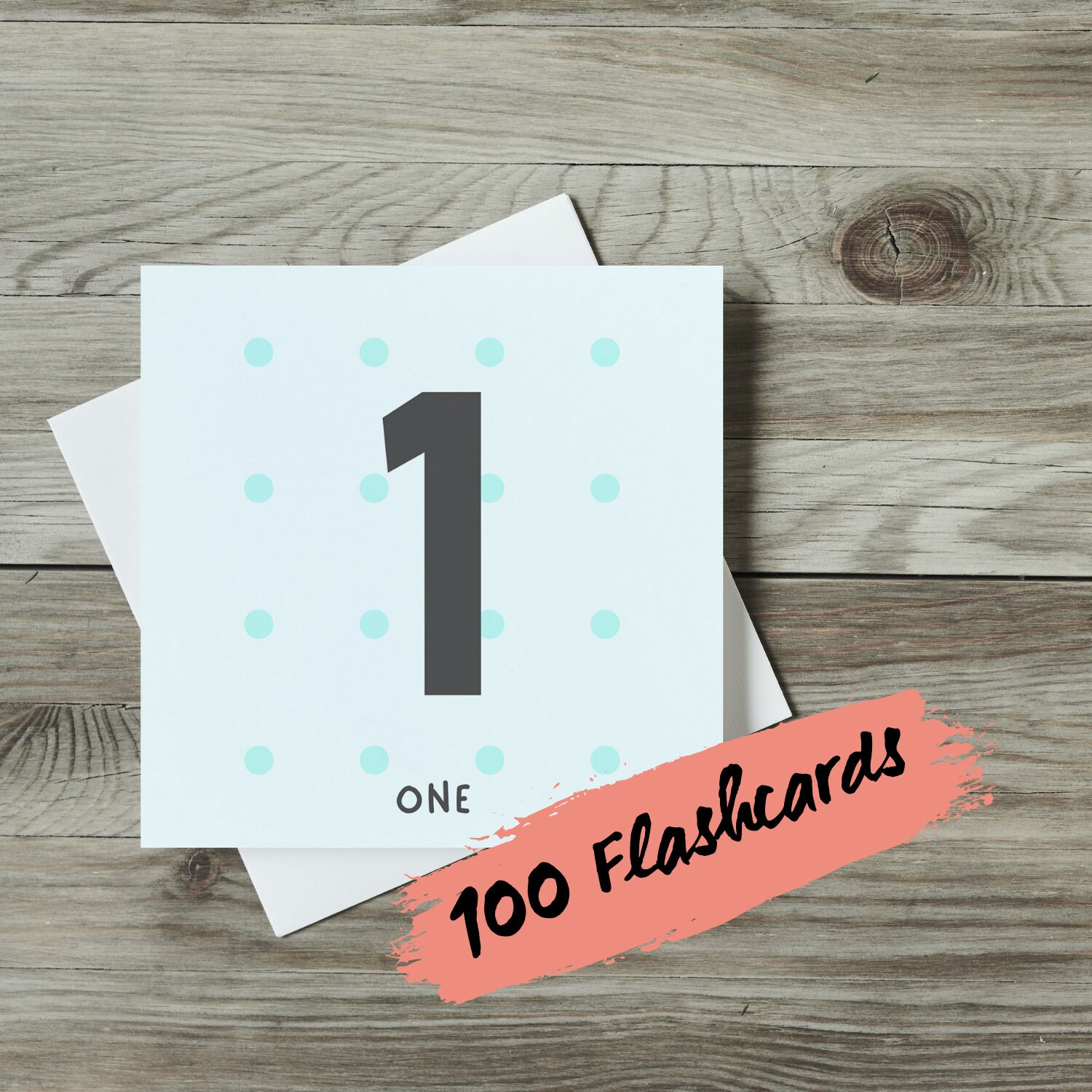 1 100 number flashcards pdf printable flashcards toddler etsy