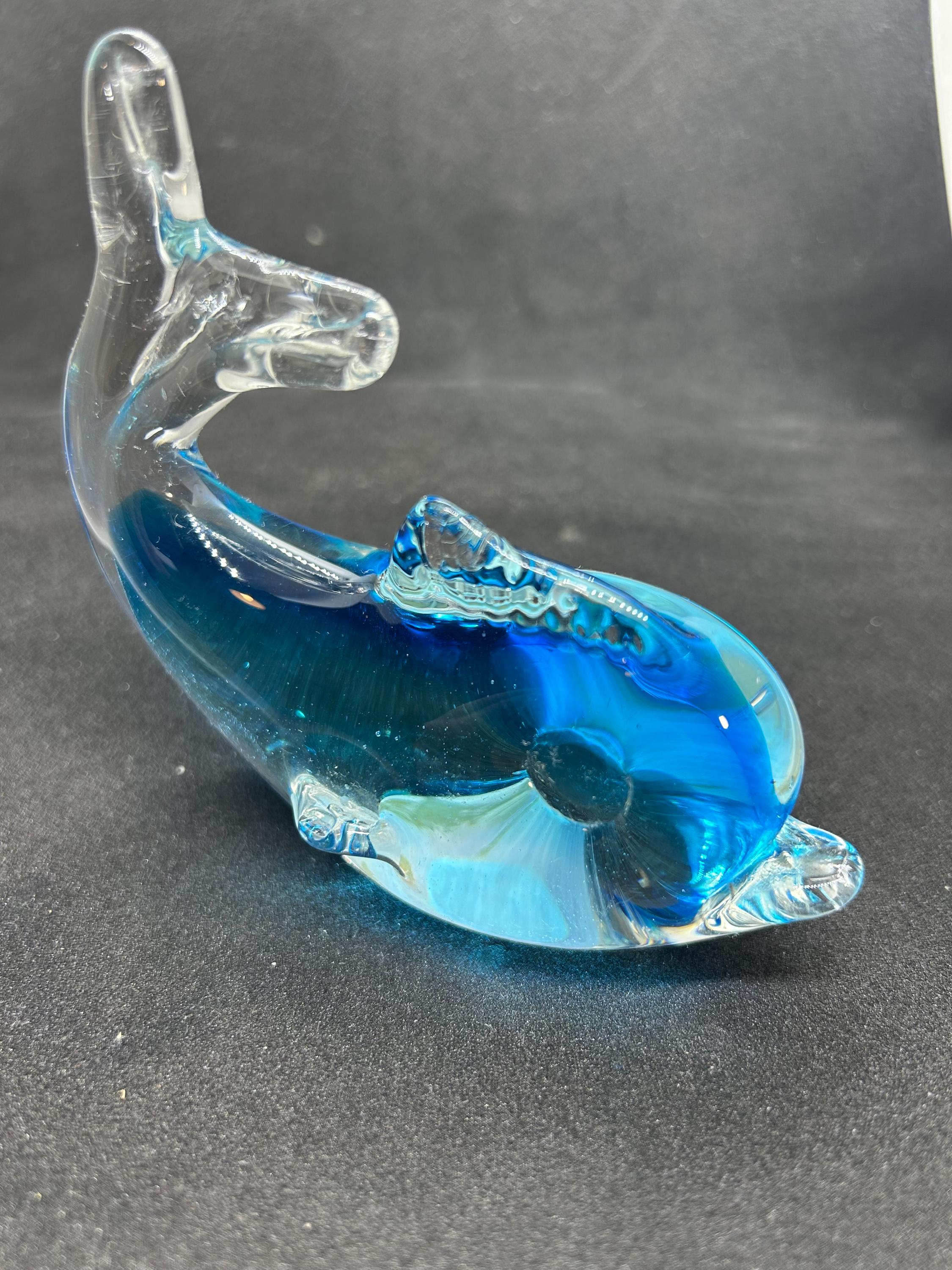 Small glass dolphin figurines - Etsy 日本