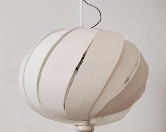Vintage Guzzini Meblo White Pendant Light, Emanuele Poncio Design