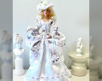 Historical dress for 12" Integrity dolls (Fashion Royalty, NuFace, Monogram, Poppy Parker).