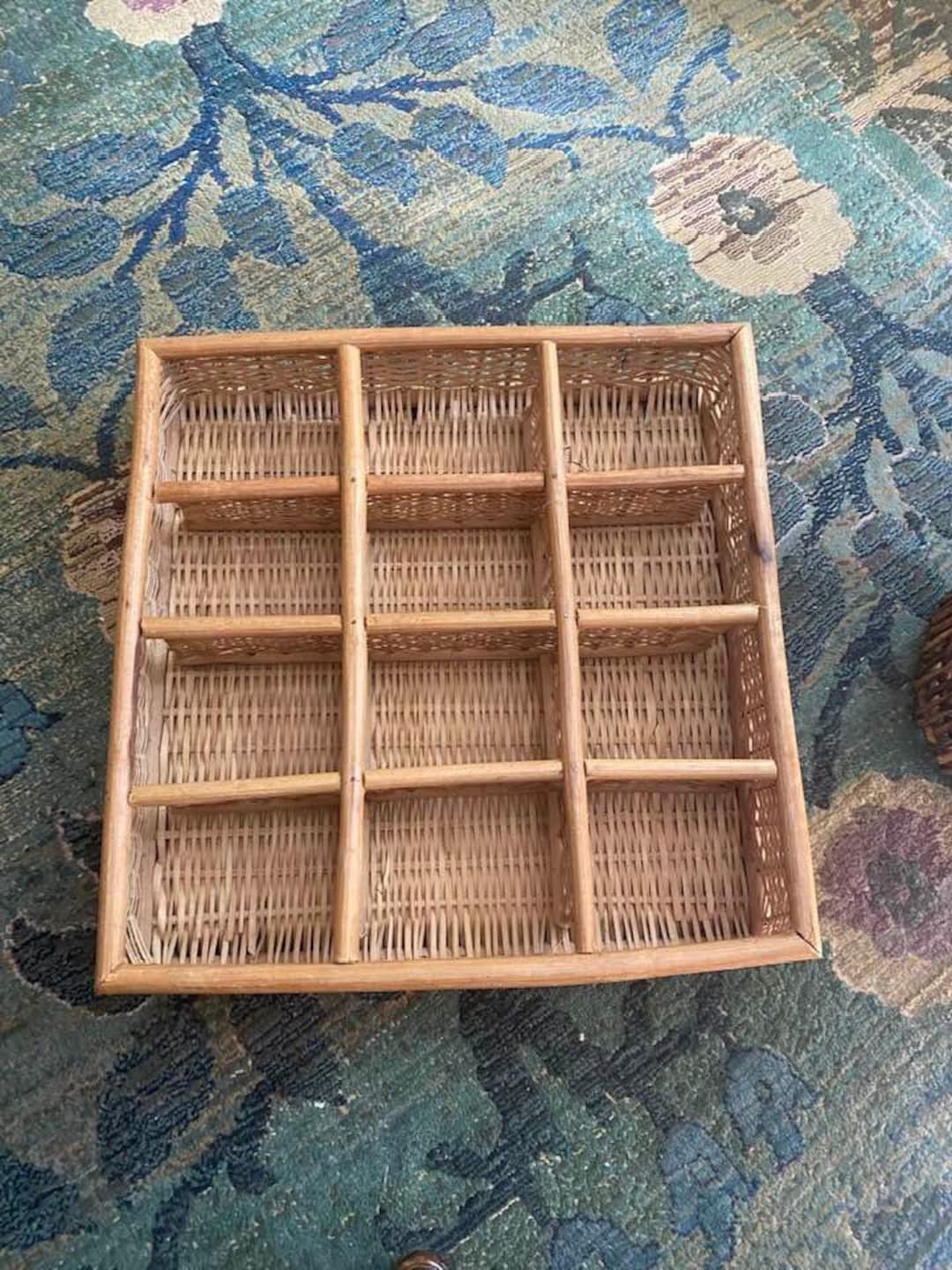 KINTNER DESIGNS Craft Storage Box To Keep Your Items Neat And Organized. Large Art And Craft Bin With Lid And Handles. Stylish And Space