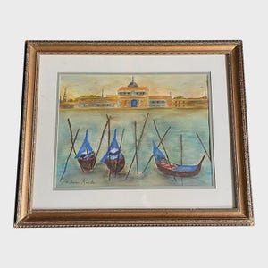 Vintage Original Watercolor Painting