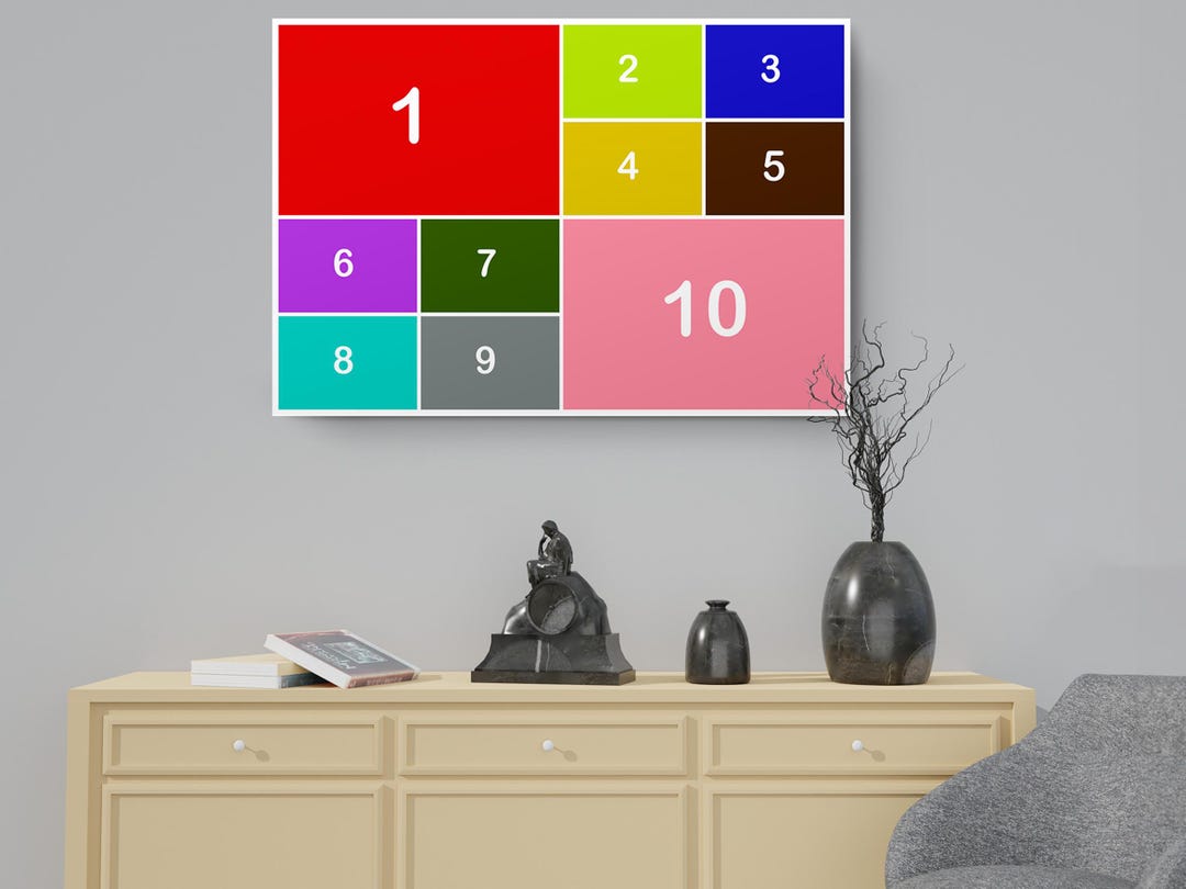 Custom Rectangle 10-photo Collage Canvas Print – Family Wedding Newborn ...