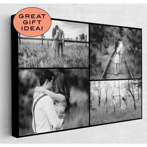a roll of canvas with a picture of a woman and child