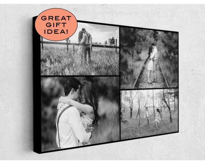 a roll of canvas with a picture of a woman and child