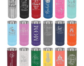 Personalized insulated Stainless Steel  22 oz. Skinny Tumbler, Custom Engraved Tumbler, Custom Etched, Father's Day Gift, Engraved Gifts