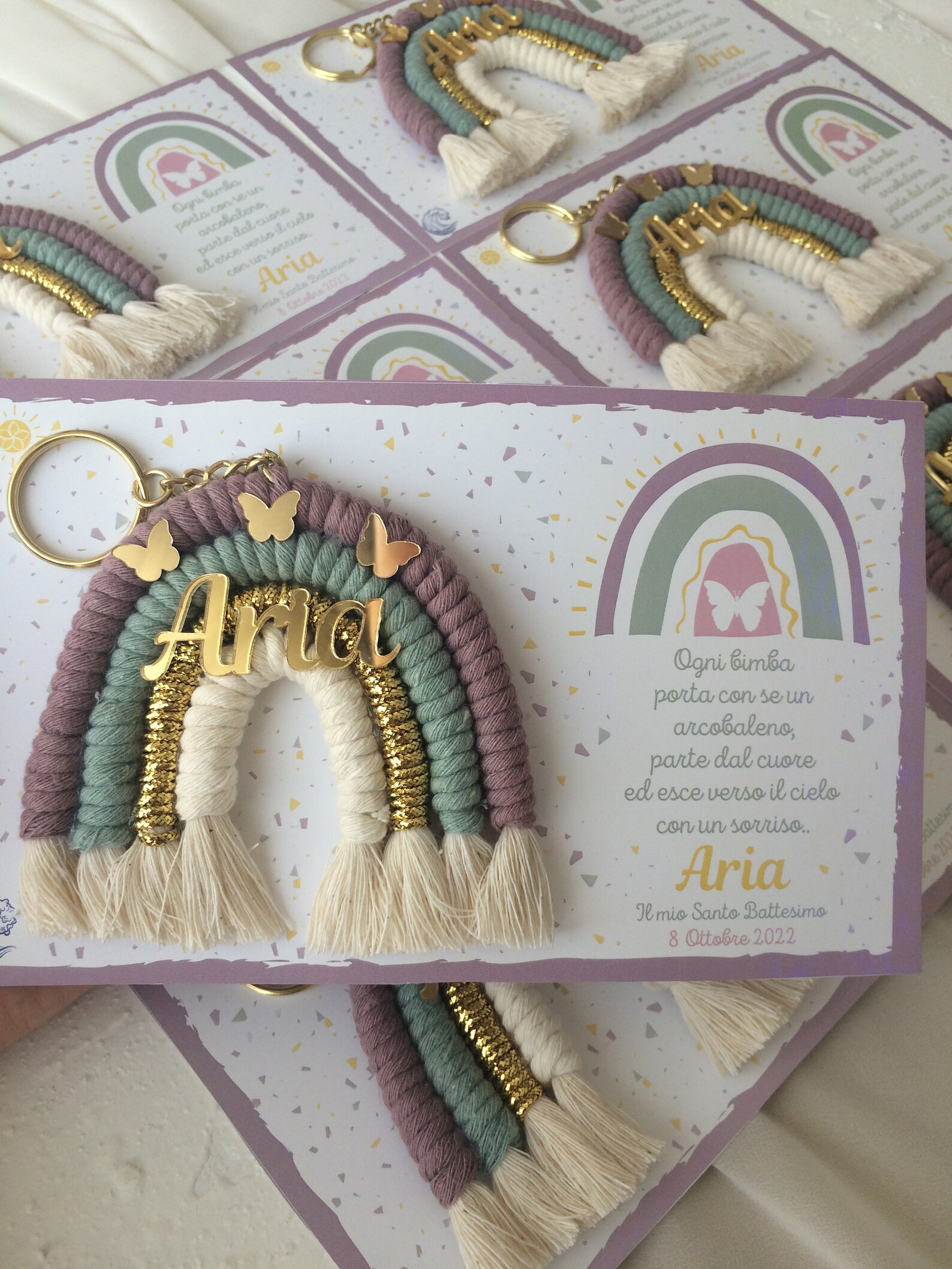 Baby Shower Keychain Favors for Guest Christening Etsy