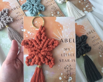 Baby Shower Keychain Favors for Guest, Baptism Favors,Birthday Party Gifts, Newborn Favor, Babyboy Gifts, First Birthday Favors for Guest