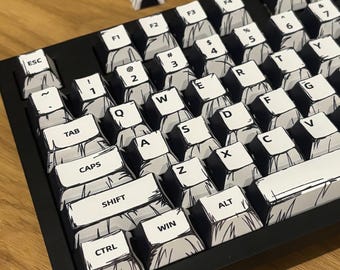 Cel Shaded | Comic Theme | Drawn-like | Manga Style | Keycap Set for ...
