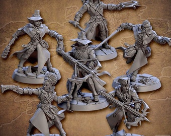 Miniatura de resina Demon Hunters Requiem Demon Hunters da Artisan Guild, para mesa, pintura, DnD