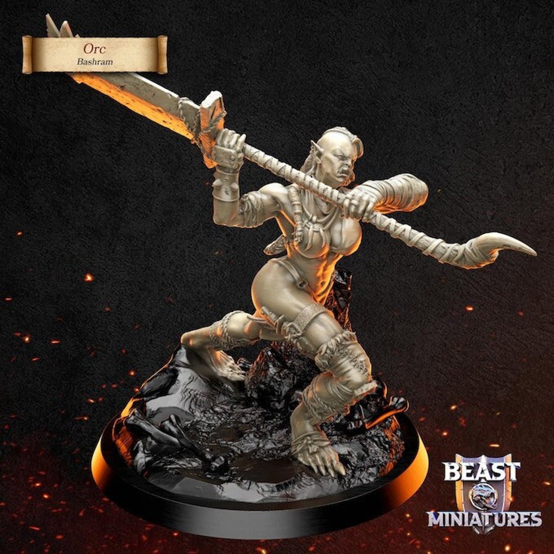 Urzul Orcs With Nsfw/naked Versions 32mm/75mm/bust Dnd - Etsy