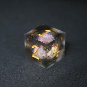 Dados de borde afilado, Estrella negra, Vacío galaxia, Dados de núcleo líquido, Conjunto de dados DnD, Conjunto de dados poliédricos, Conjunto de dados de mazmorras y dragones imagen 8