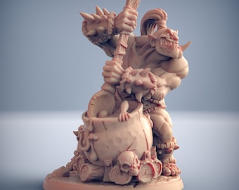 Burtz Dwarfstew, DnD Miniatures, Ogre Marauders, Artisan Guild