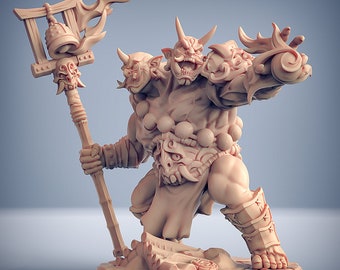 Goraku the Ogre Magi, Ogre Mage, Japanese ogres, DnD Miniatures, Oni Clan, Artisan Guild