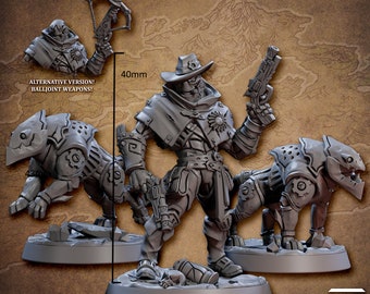 Clay Westwood & Golemhounds, DnD Miniature, Golem Simulacra, Guilde artisanale