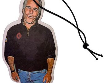 TWO-PACK Jeffrey Epstein Car Air Freshener - Choose From 10 Fragrances -  "Did Not Hang Itself" 10p