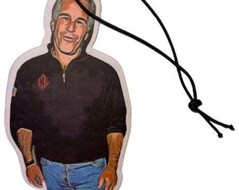 Paquete de dos ambientadores para automóvil Jeffrey Epstein / 10 aromas no se colgaron solos 10z