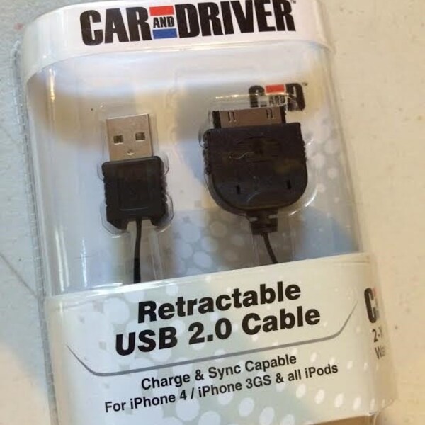 2pcs Car&driver Fastdata/charging Retractable Usb-a > 30pin Cable For Iphone4