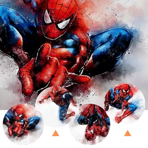 Disney Anime Handmade DIY Diamond Painting Spiderman Hulk Wall Art