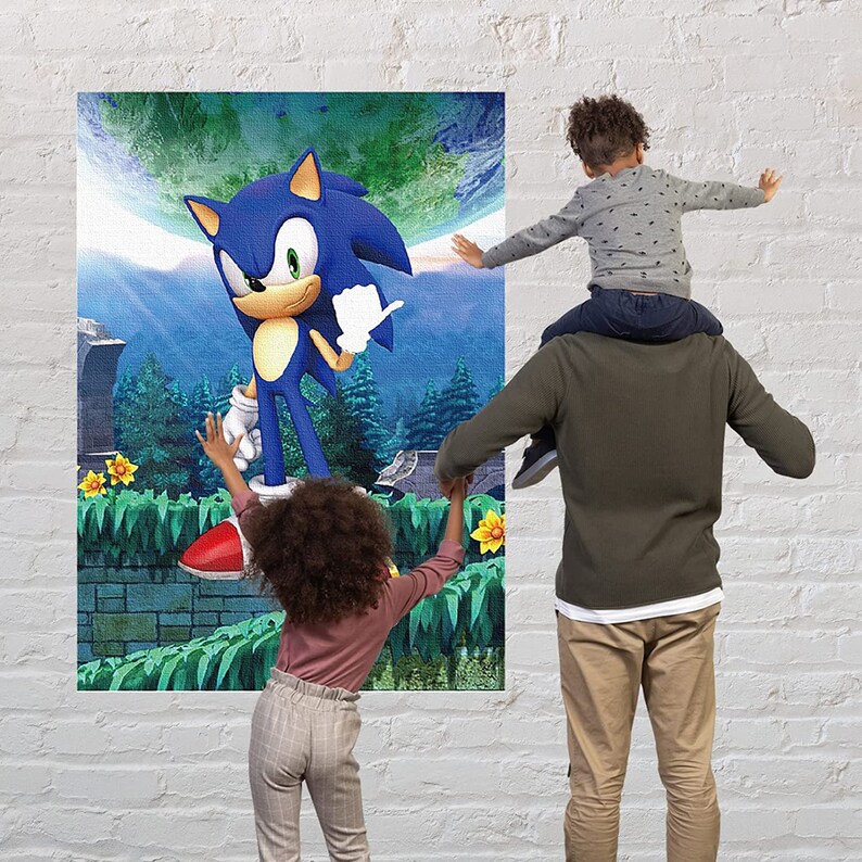 Sonic the Hedgehog Art Print Sonic Printable Art Watercolor - Etsy