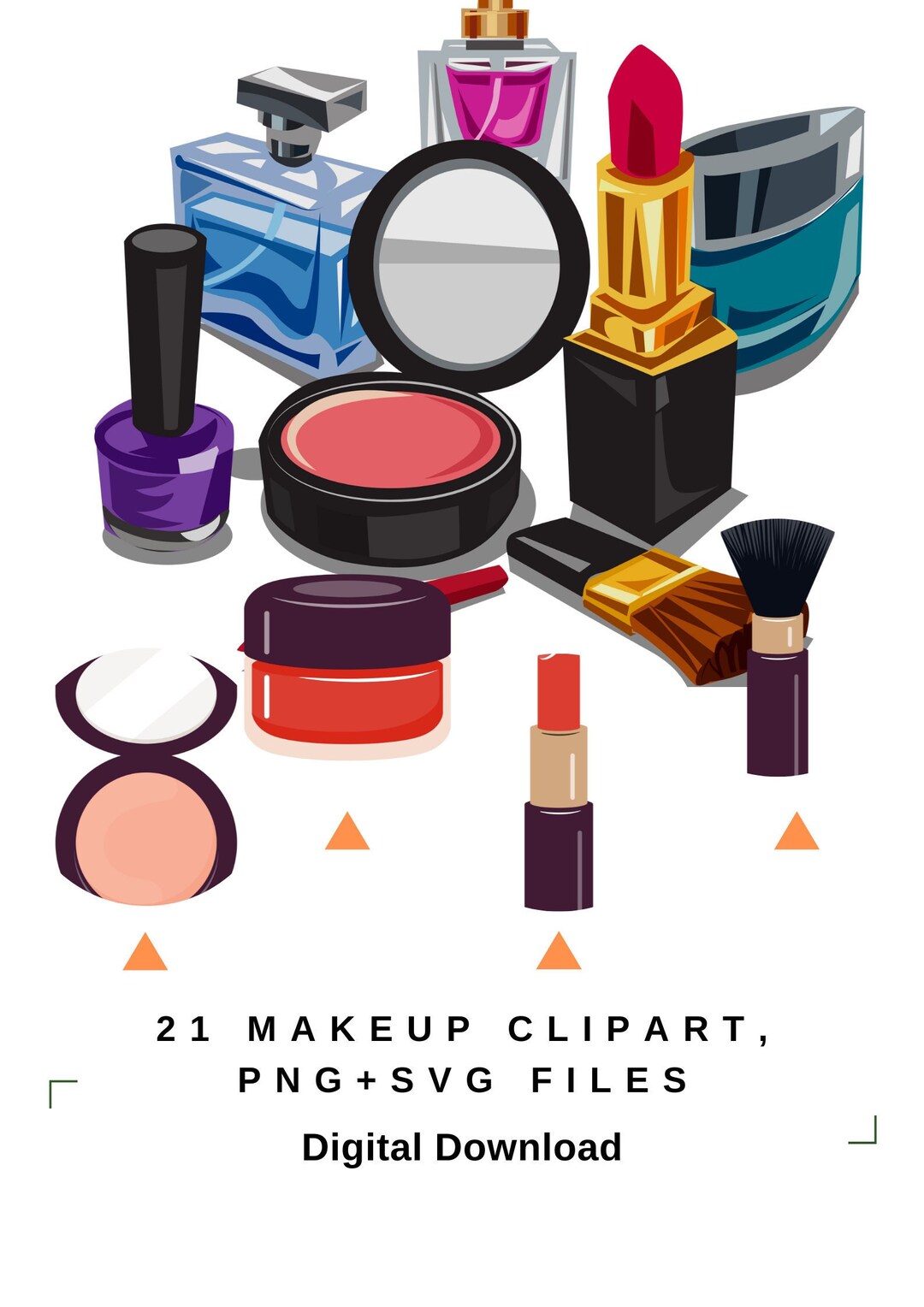 MAKEUP CLIPART, Png Files, Makeup Artists, Makeup Clip Art, Design