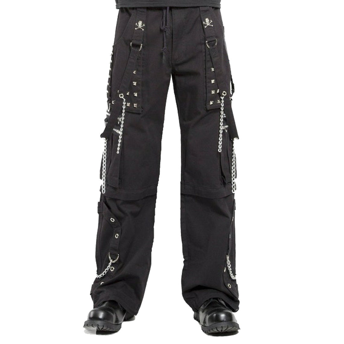 black goth pants