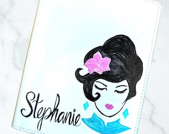 Handbemalte Mahjong Karte personalisiert Personalisierte Karte | Lady Joker Design