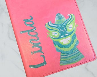 Hand-Painted Mahjong Card Folio Personalized | Dragon  Design