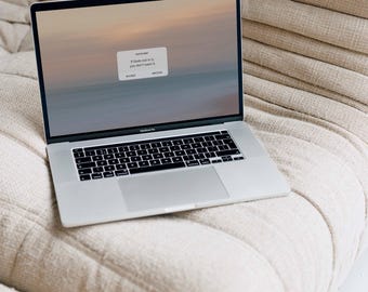 Aesthetic Christian Desktop Wallpaper Pack – 5 Bible Verse Reminders – Peaceful Minimal Faith Backgrounds