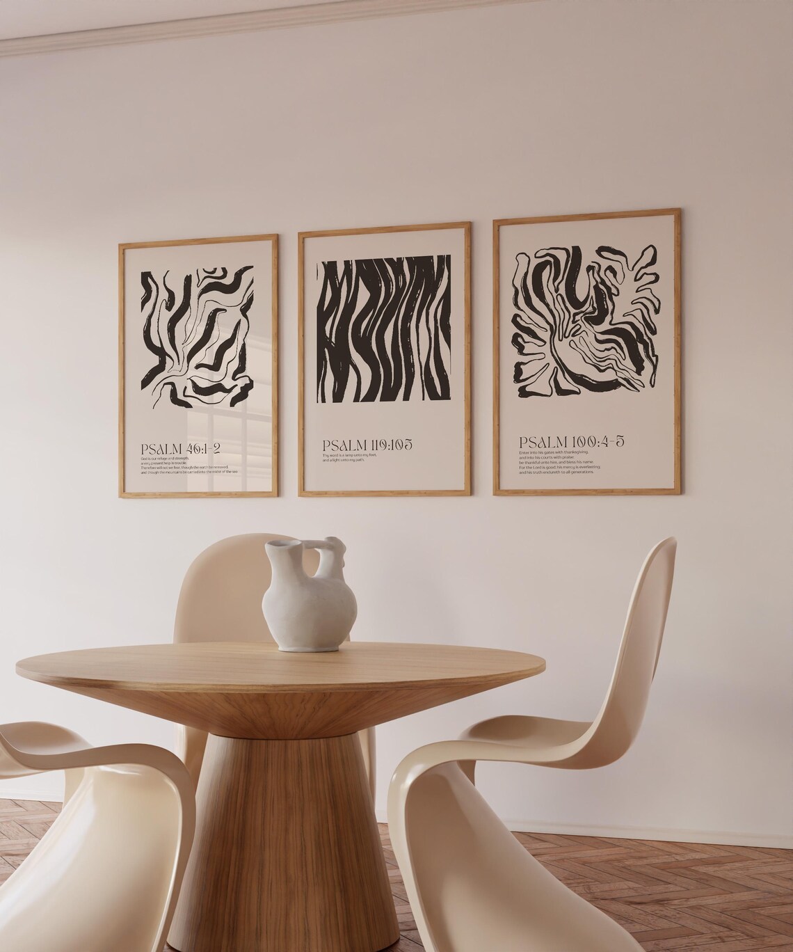 Minimalist Bible Verse Art Prints: KJV Scripture Set (digital Download ...