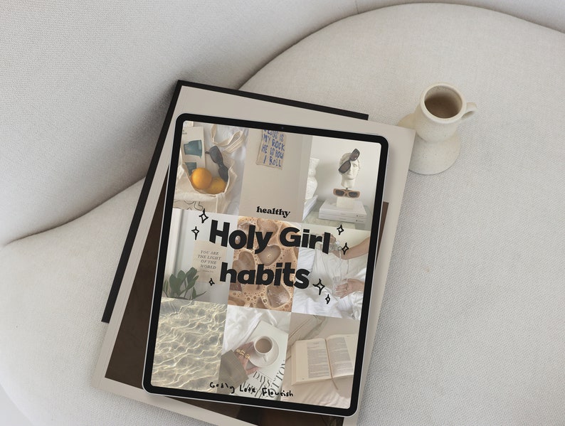 HOLY GIRL HABITS Digital Download Printable Planner Etsy