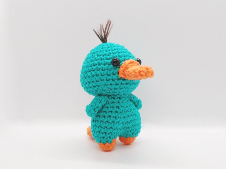Mini Perry the Platypus Crochet Pattern Amigurumi Pattern Etsy