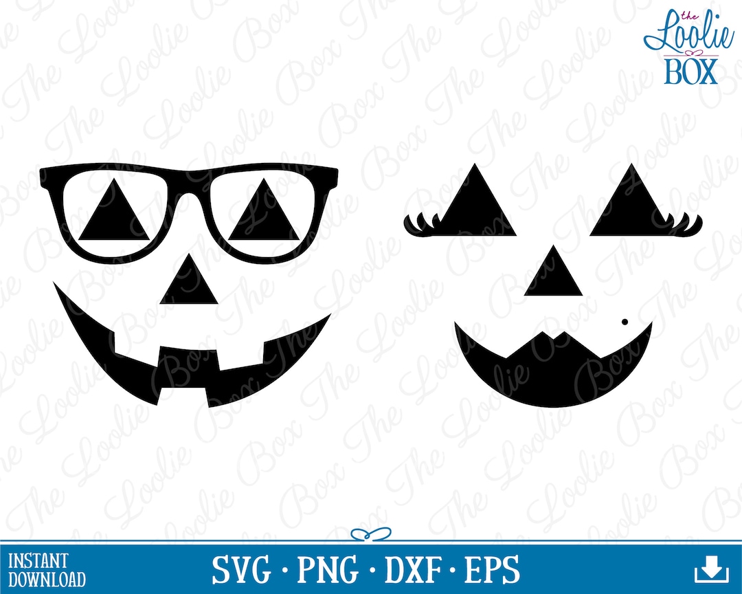 Jack-o-lantern Faces SVG Jackolantern SVG Halloween SVG - Etsy