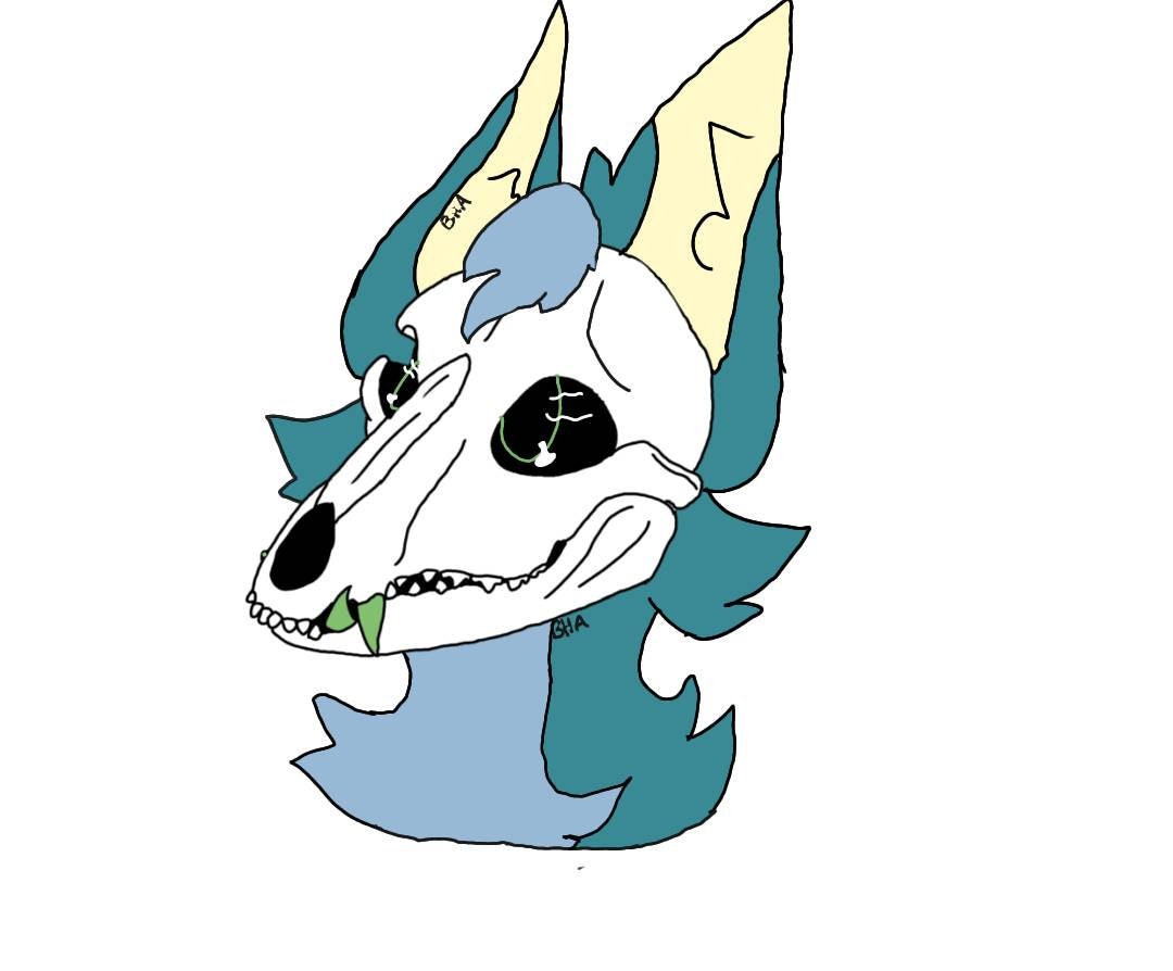 Skulldog Fursona Adopts and Base Etsy