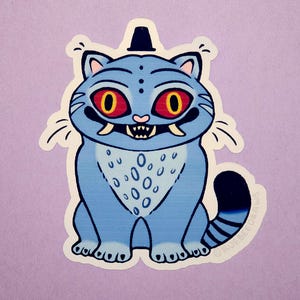 Kpop Tiger Demon Sticker | Kpop Demon Hunters | Derpy | Stationary Sticker | Kawaii Stationary Sticker | 3 Inch Sticker | Waterproof Sticker