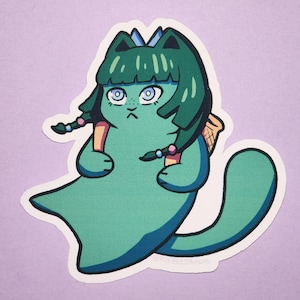 Apothecary Diaries Cat Sticker | The Apothecary Diaries | Maomao |Stationary Sticker | 3 Inch Sticker | Waterproof Sticker | Cat Sticker