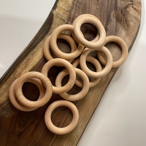 Wooden Rings, Macrame, Wooden Craft Rings, Jewellery Rings