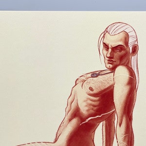 Geralt of Rivia Pin-up (Print)