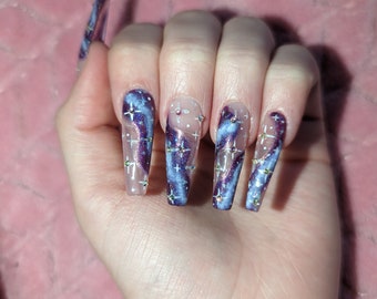 Milchstraße Press on Nails