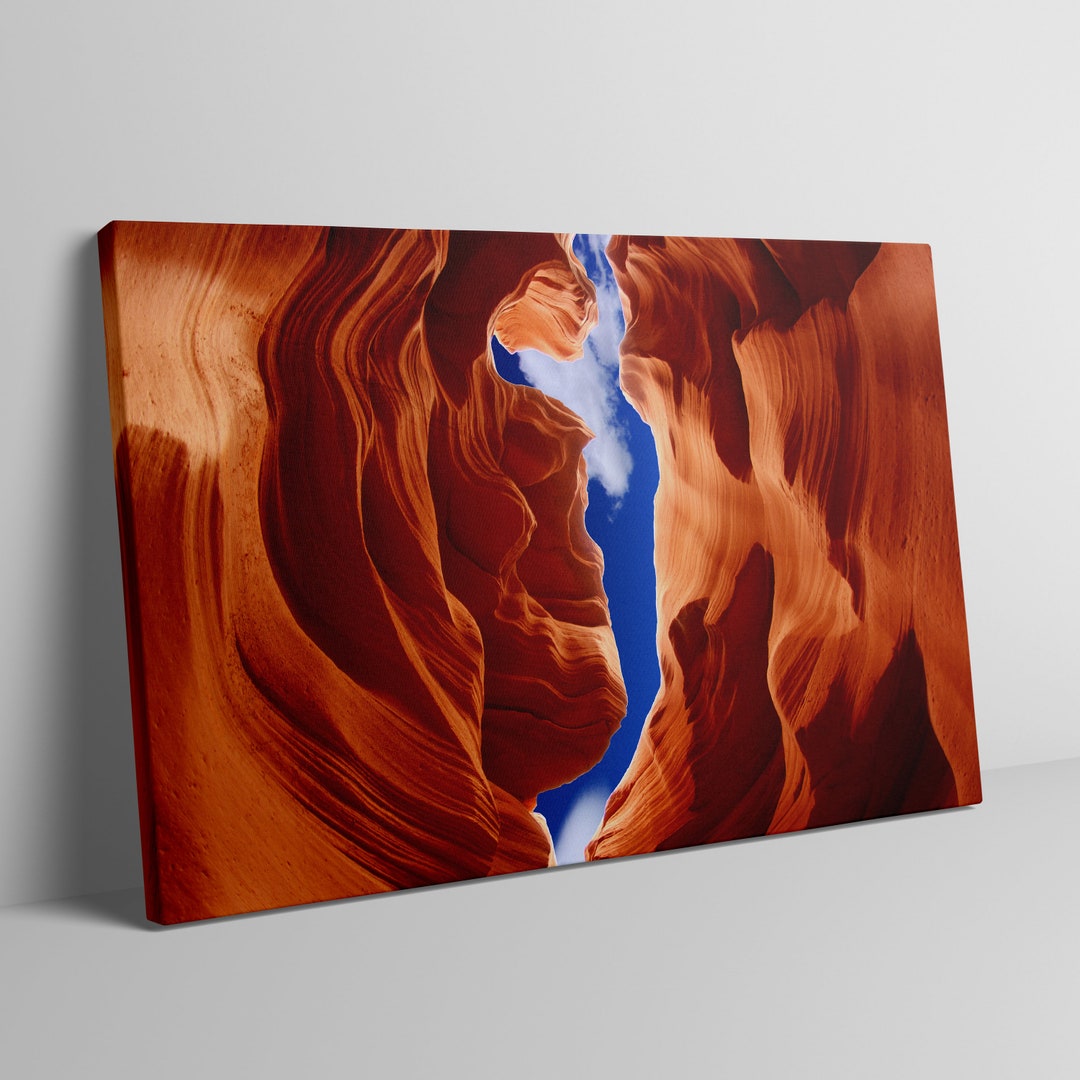 Image showcasing Antelope Canyon Art. Landscape Canvas Print. Canyon Landscape. Canyon ...