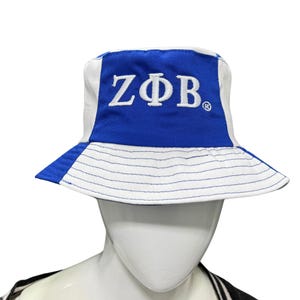 Zeta Phi Beta Color Block Bucket Hat