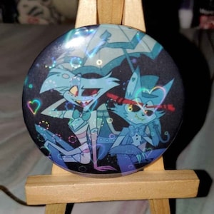 Hazbin Hotel Loser Baby Holographic Pin