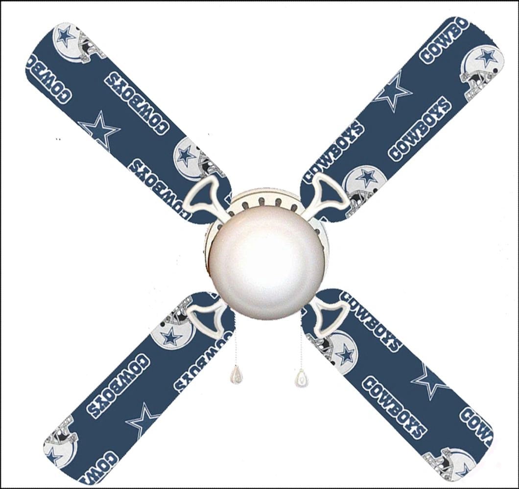 Dallas Cowboys Helmet 42 Ceiling Fan and Lamp Etsy