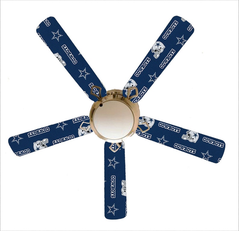 Dallas Cowboys Helmet 52 Ceiling Fan and Lamp Etsy